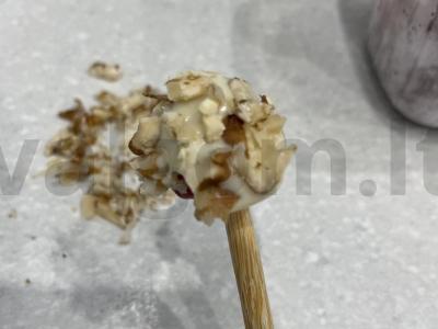 Desertas „Avietė baltame šokolade su riešutais“ Žingsnis 5