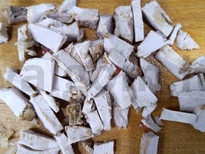 Grikių makaronai su šonine ir daržovėmis Žingsnis 3