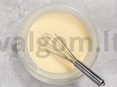 Blynai iš sausų pieno Žingsnis 3