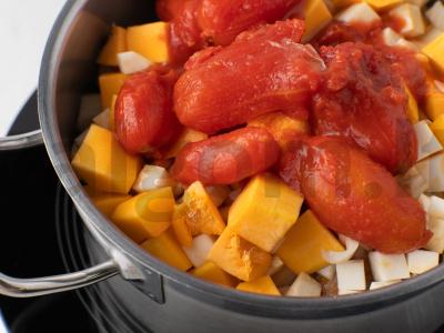 Maroko troškinys su salierais ir moliūgu Žingsnis 5