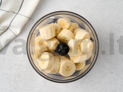Varškės-bananų ledai Žingsnis 1