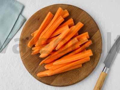 Kepta morkytė su parmezanu Žingsnis 1