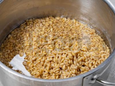 Perlinė košė vandenyje be mirkymo Žingsnis 3