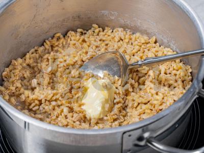 Perlinė košė vandenyje be mirkymo Žingsnis 6