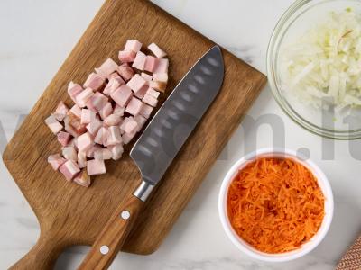 Žirnių sriuba su kiauliena Žingsnis 4