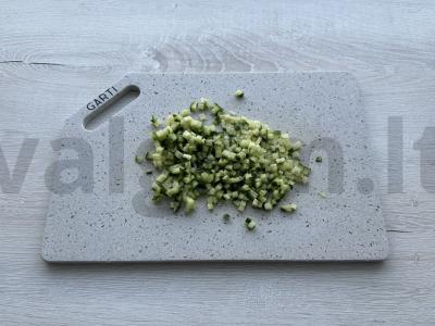 Krevetėmis užpildytos tartaletės Žingsnis 1