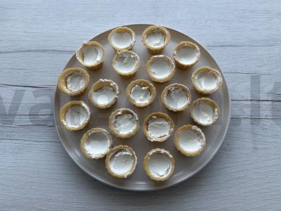 Krevetėmis užpildytos tartaletės Žingsnis 4