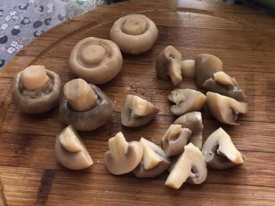 Vinegretas su grybais Žingsnis 4