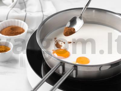 Namų šokoladinis kremas Žingsnis 1