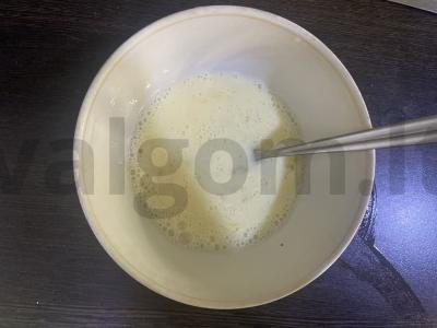 Purūs omletas orkaitėje su šviežiu krapu Žingsnis 3