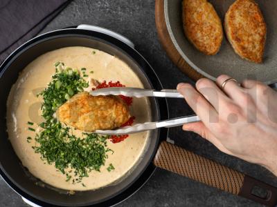 Tilapijos kotletai su ikriniu padažu Žingsnis 7