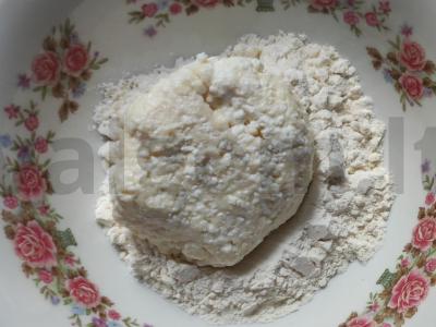 Sūrio blynai su grietine augaliniame aliejuje Žingsnis 5