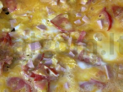 Omletas su sūriu „Karališkas“ Žingsnis 5