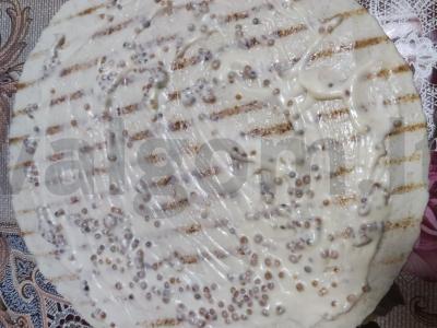 Konvertas su pomidorais, alyvuogėmis, alyvomis ir sūriu Žingsnis 2