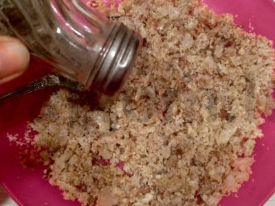 Baklažanų ritinėliai su graikiniais riešutais Žingsnis 5