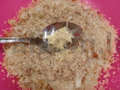 Baklažanų ritinėliai su graikiniais riešutais Žingsnis 7