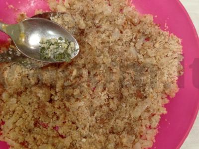 Baklažanų ritinėliai su graikiniais riešutais Žingsnis 8