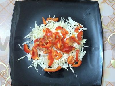 Sultingas salotas „Daržovių fantazija“ Žingsnis 2