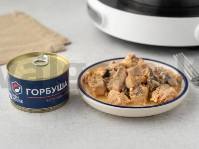 Grietinėlės sriuba su konservuota lašiša Žingsnis 4