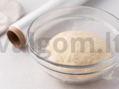 Kefyro ir žolelių paplotėliai Žingsnis 4