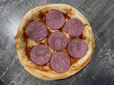 Purios picos su vyšniniais pomidorais ir mocarela Žingsnis 5