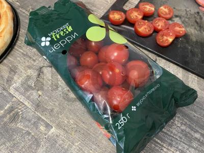 Purios picos su vyšniniais pomidorais ir mocarela Žingsnis 6