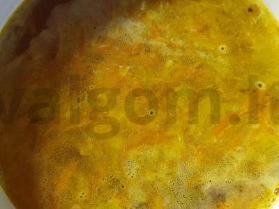 Sūrio sriuba su meatballs Žingsnis 5