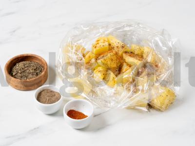 Bulvės mikrobangų krosnelėje Žingsnis 3