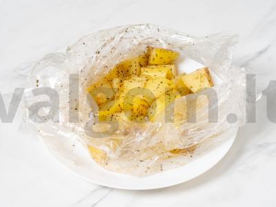 Bulvės mikrobangų krosnelėje Žingsnis 8