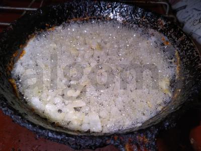 Raudona persiška lęša su apkepu Žingsnis 1