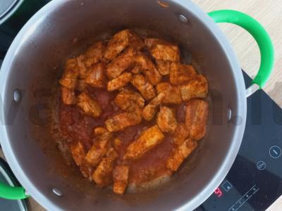 Kiaulienos ir grybų troškinys Žingsnis 1