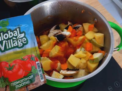 Kiaulienos ir grybų troškinys Žingsnis 3