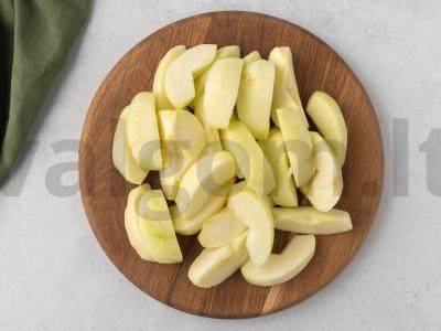 Tarte Tatin su karamelizuotais obuoliais ir vaniliniu ledais Žingsnis 4