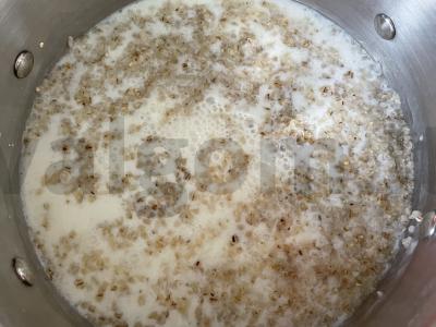 Perlinių miežių košė su pienu Žingsnis 4