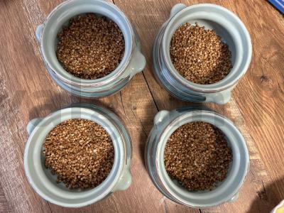 Grikių košė puoduose su grietinės padažu Žingsnis 2