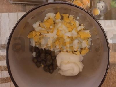 Aštrūs filė ritinėliai su kaparėliais Žingsnis 2