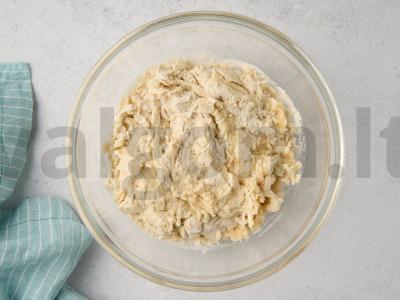 Kūtabai su sūriu ant keptuvės Žingsnis 3