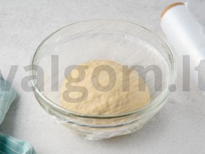 Kūtabai su sūriu ant keptuvės Žingsnis 4