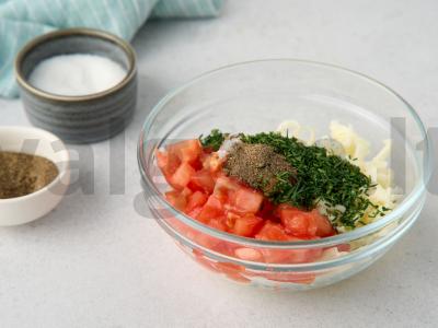 Kūtabai su sūriu ant keptuvės Žingsnis 6