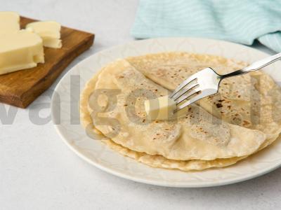 Kūtabai su sūriu ant keptuvės Žingsnis 13