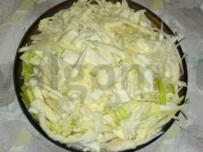 Kepta kopūstai su miško grybais Žingsnis 2