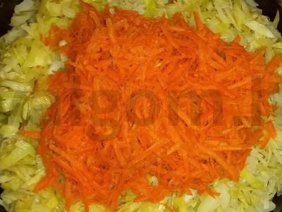 Kepta kopūstai su miško grybais Žingsnis 5