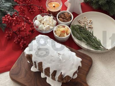 Aromatingas kalėdinis keksas Žingsnis 13