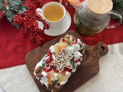 Aromatingas kalėdinis keksas Žingsnis 14