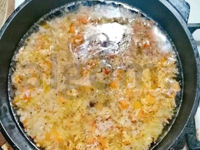 Priedas „Ryžiai su daržovėmis“ Žingsnis 3