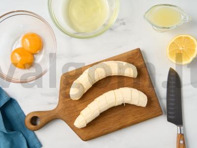Bananų kremas be cukraus Žingsnis 1