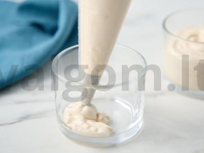 Bananų kremas be cukraus Žingsnis 8