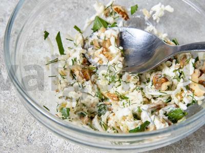 Kiaušinių ritinys su sūriu ir žolelėmis Žingsnis 9