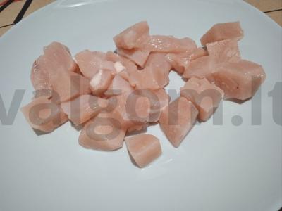 Tom Yum su vištiena ir jūros gėrybėmis Žingsnis 1