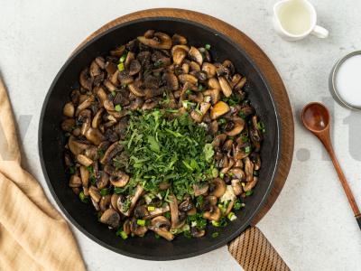 Šampinjonai su česnaku Žingsnis 5